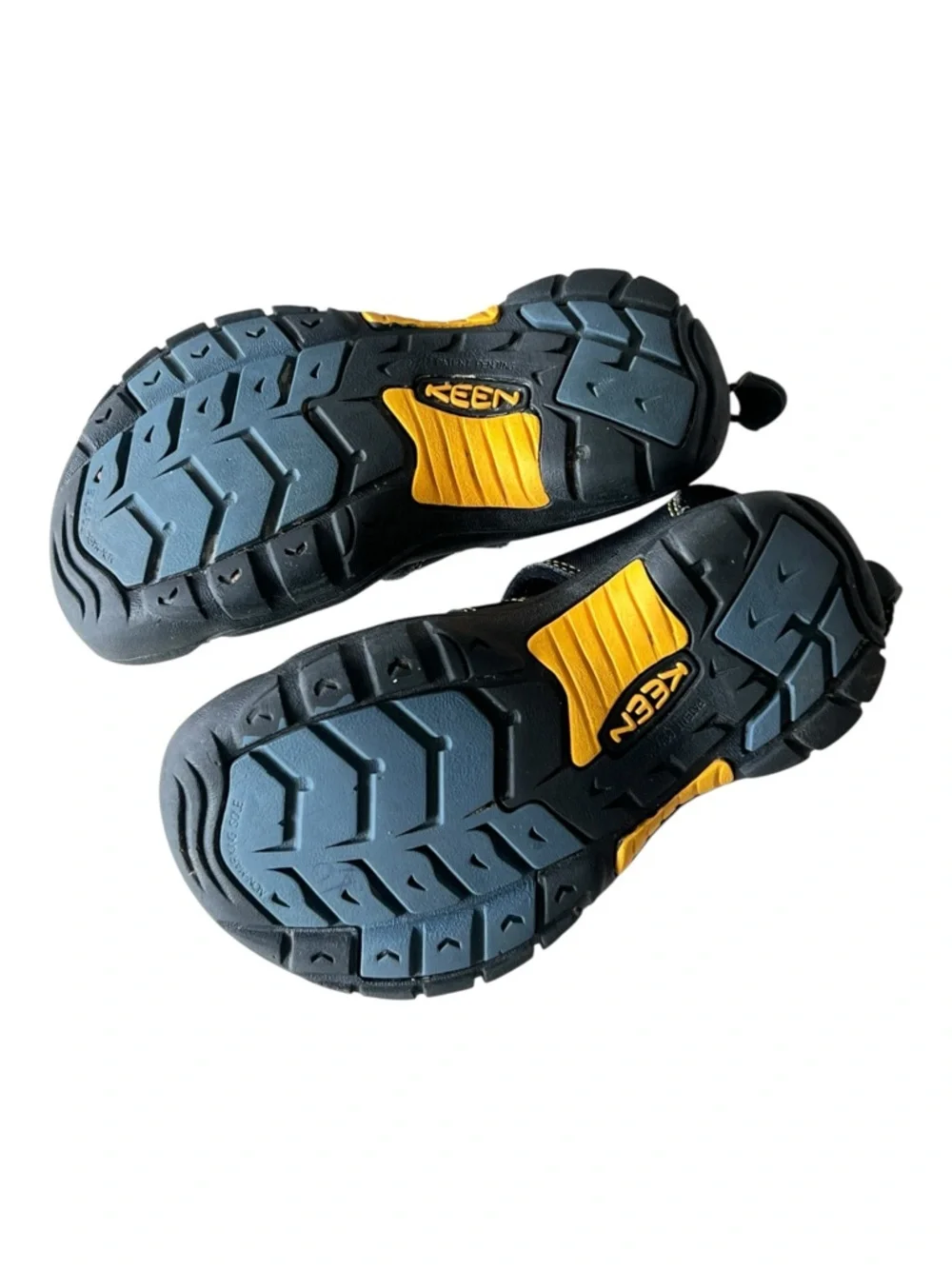 Keen Kids Black with Yellow Trim Waterproof Sandals Size 12